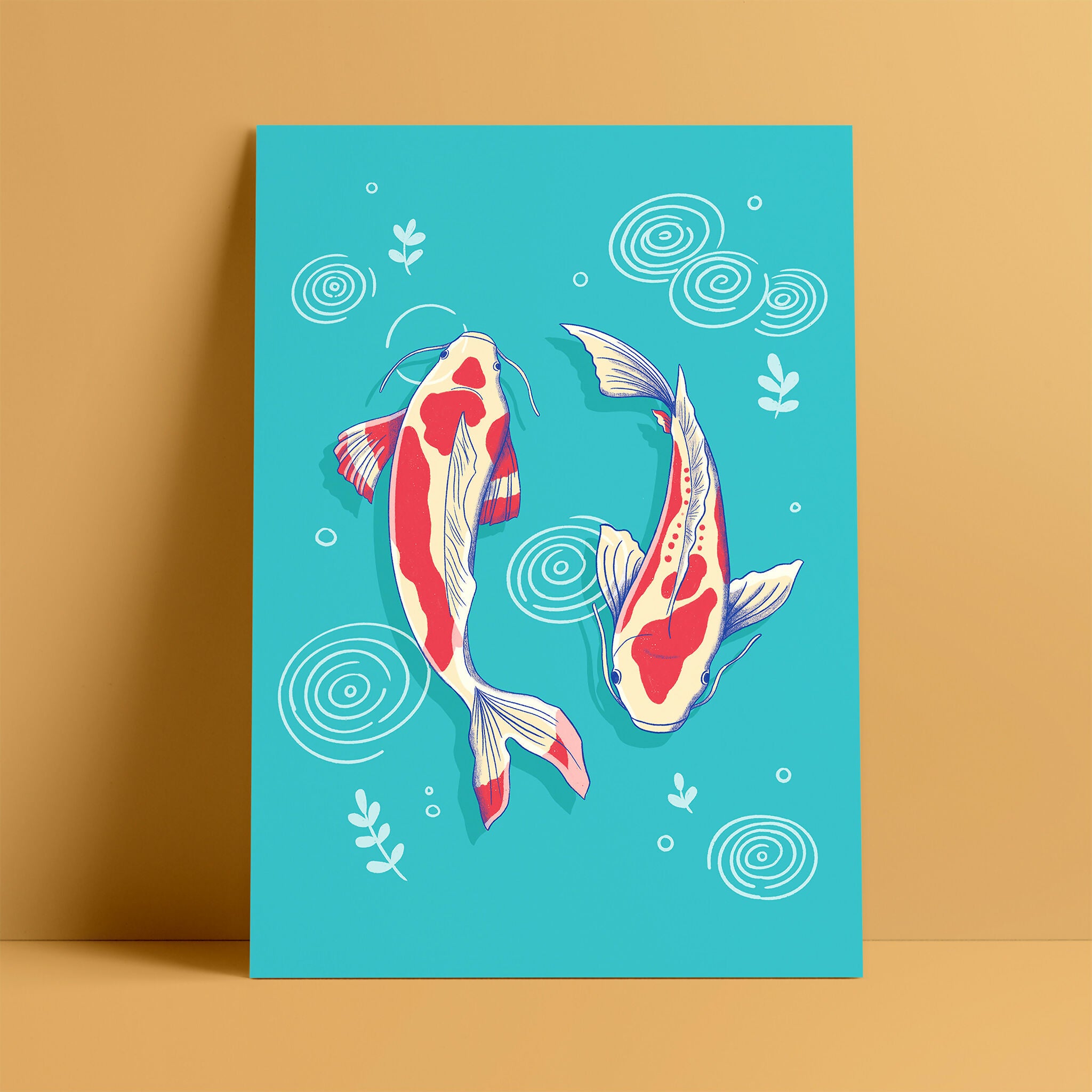 Affiche Koi - Série Japan Nostalgia