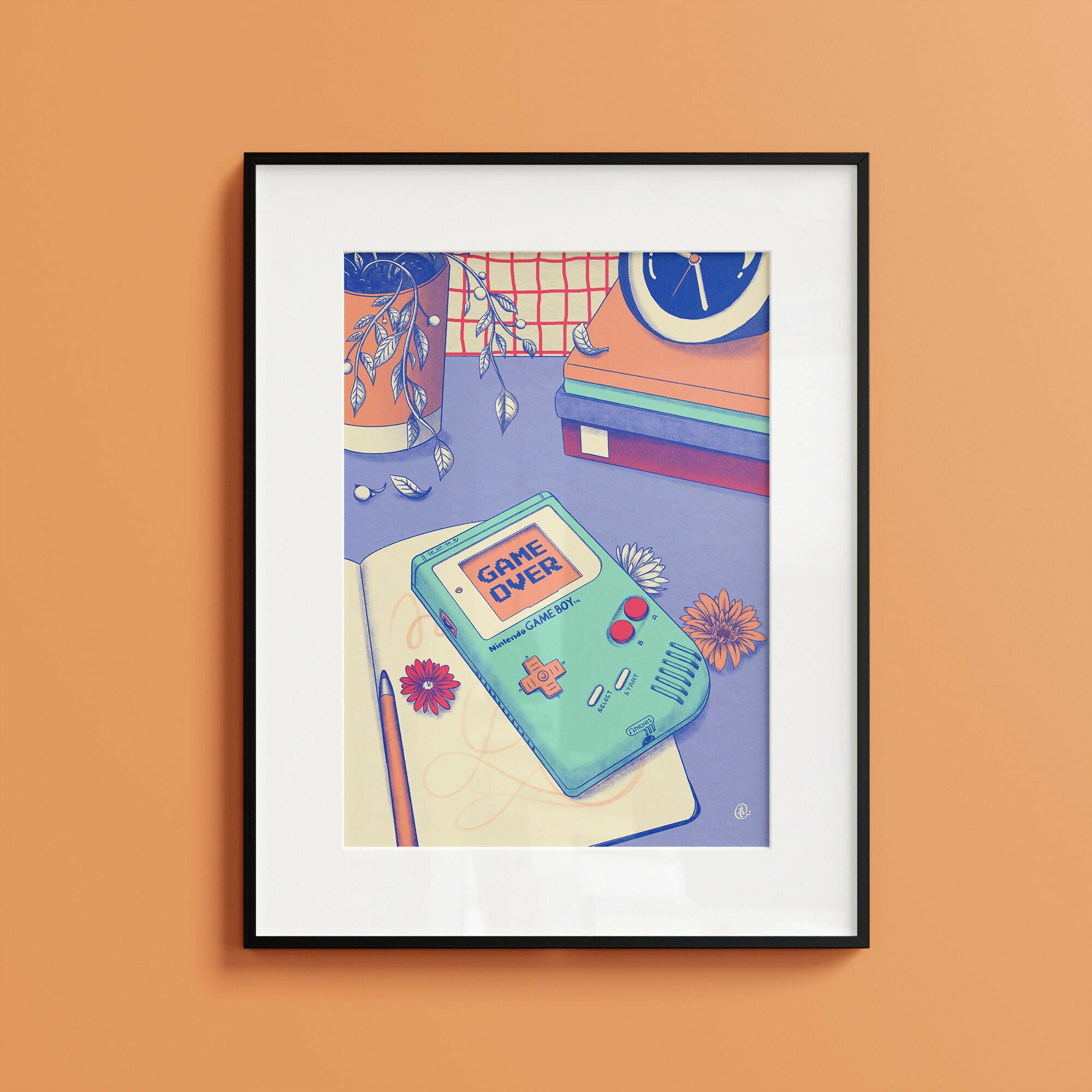 Affiche Game Over - Série 90's Kids