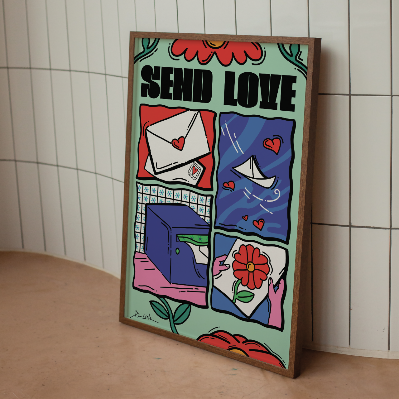 Illustration Send Love