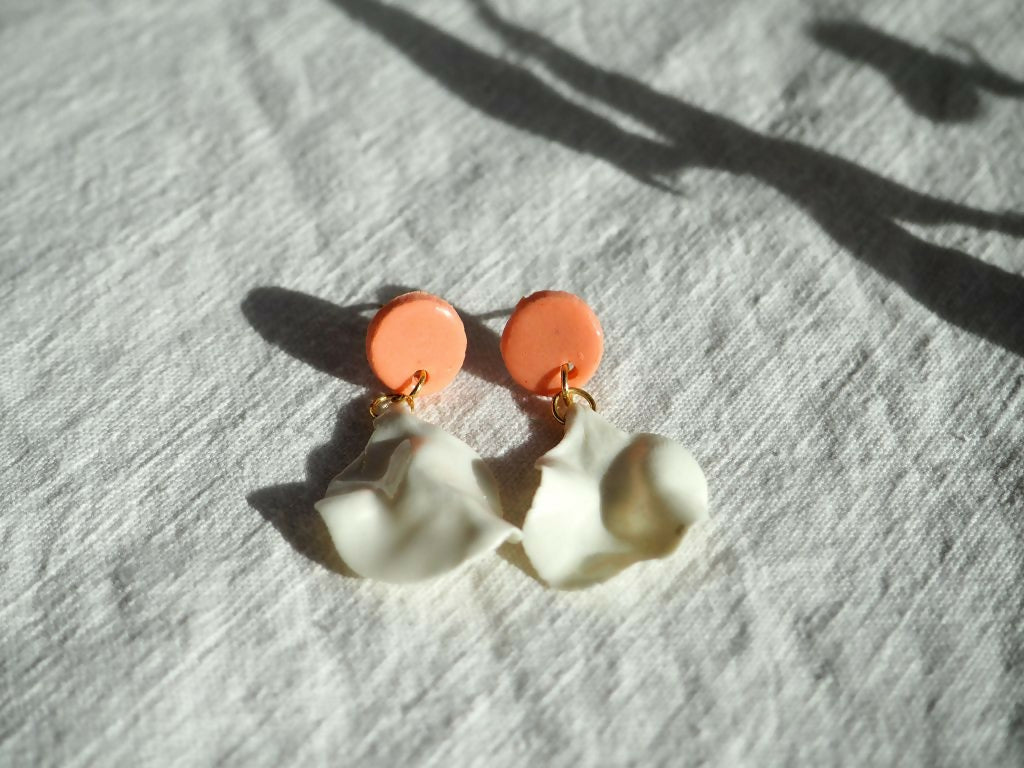 Boucles d'oreilles pétales