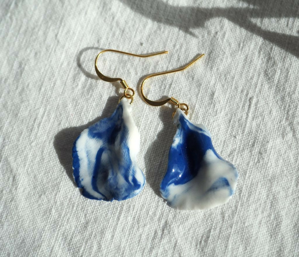 Boucles d'oreilles bicolore