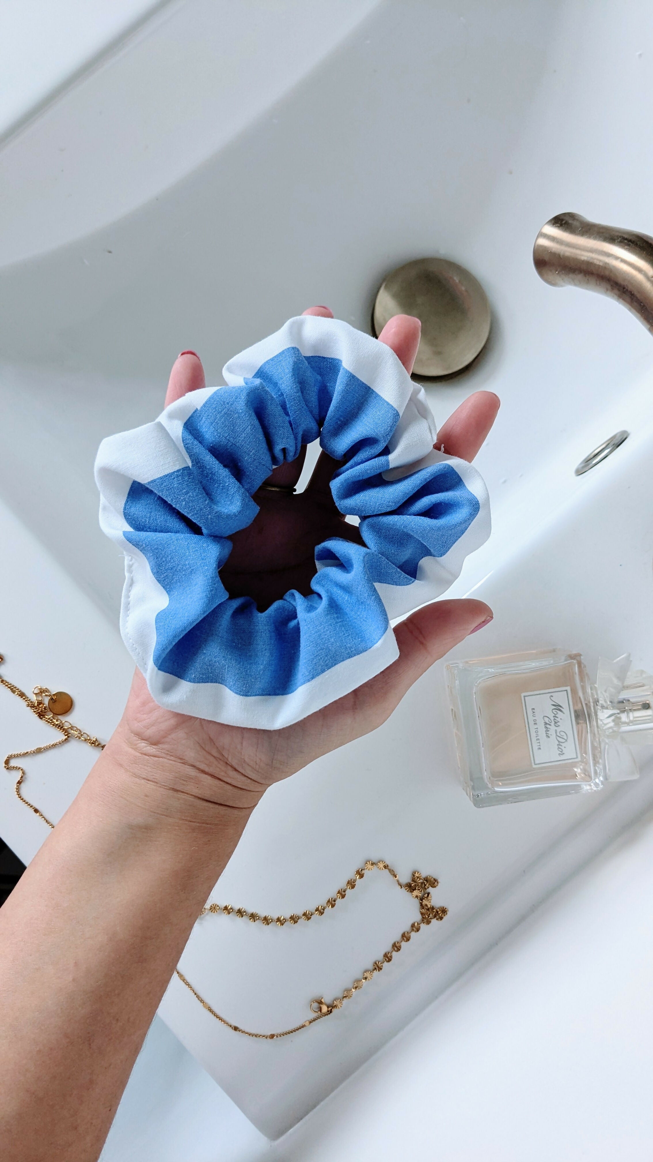 CHOUCHOU RAYURE BLEUE