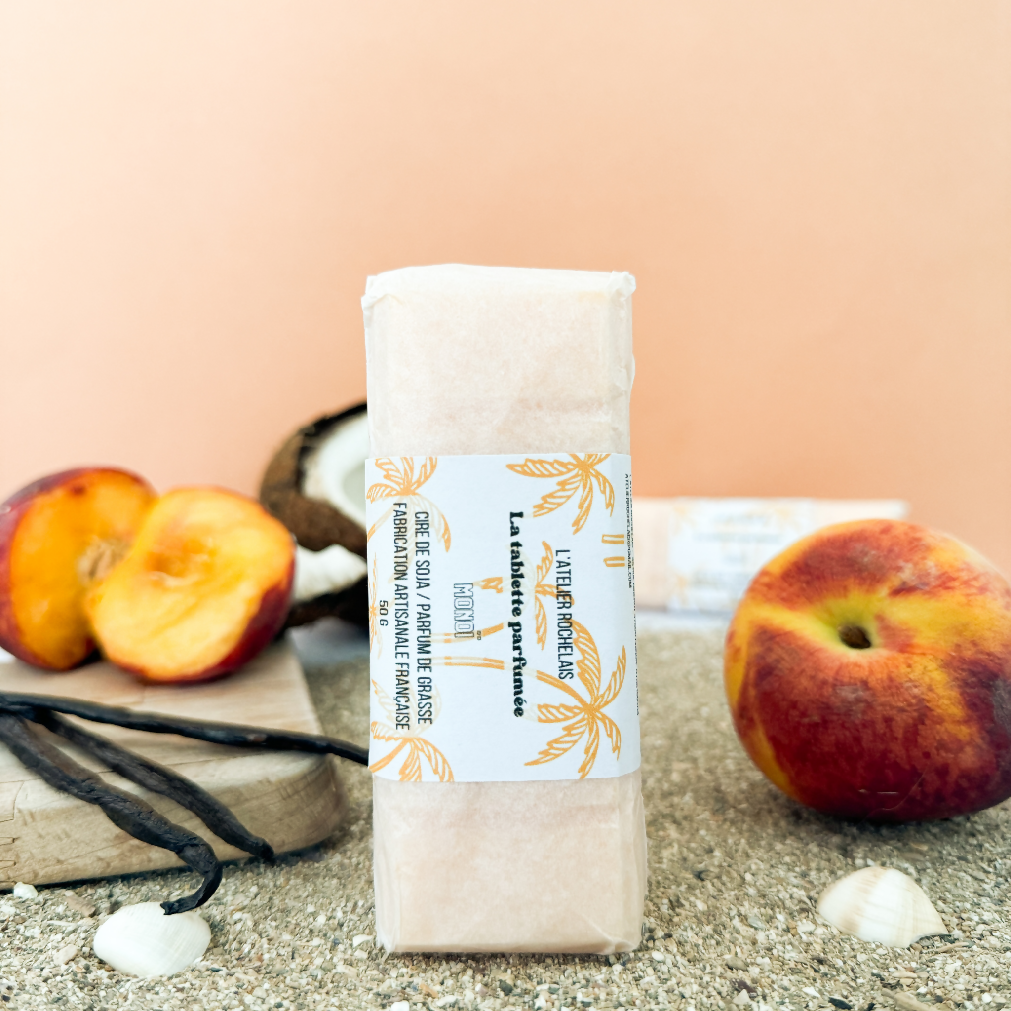 Tablettes parfumées artisanales – Cire de soja végétale – Parfums de Grasse – Diffusion longue – 50g