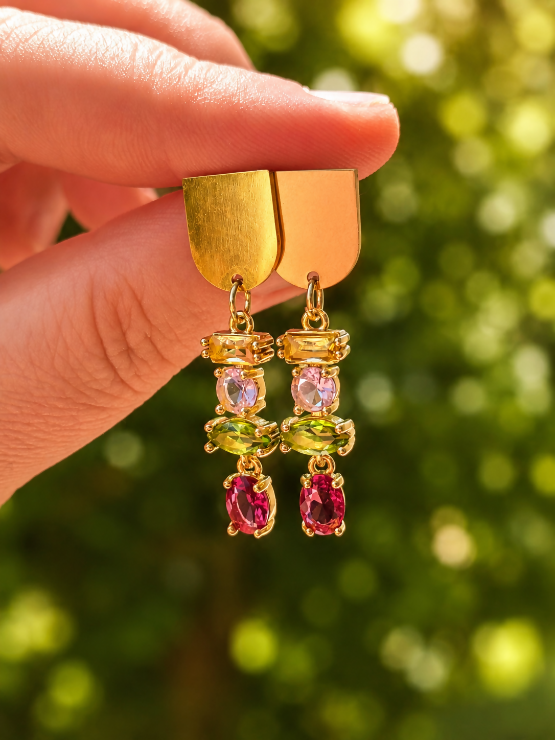 Boucles d'oreilles Marta - Rose