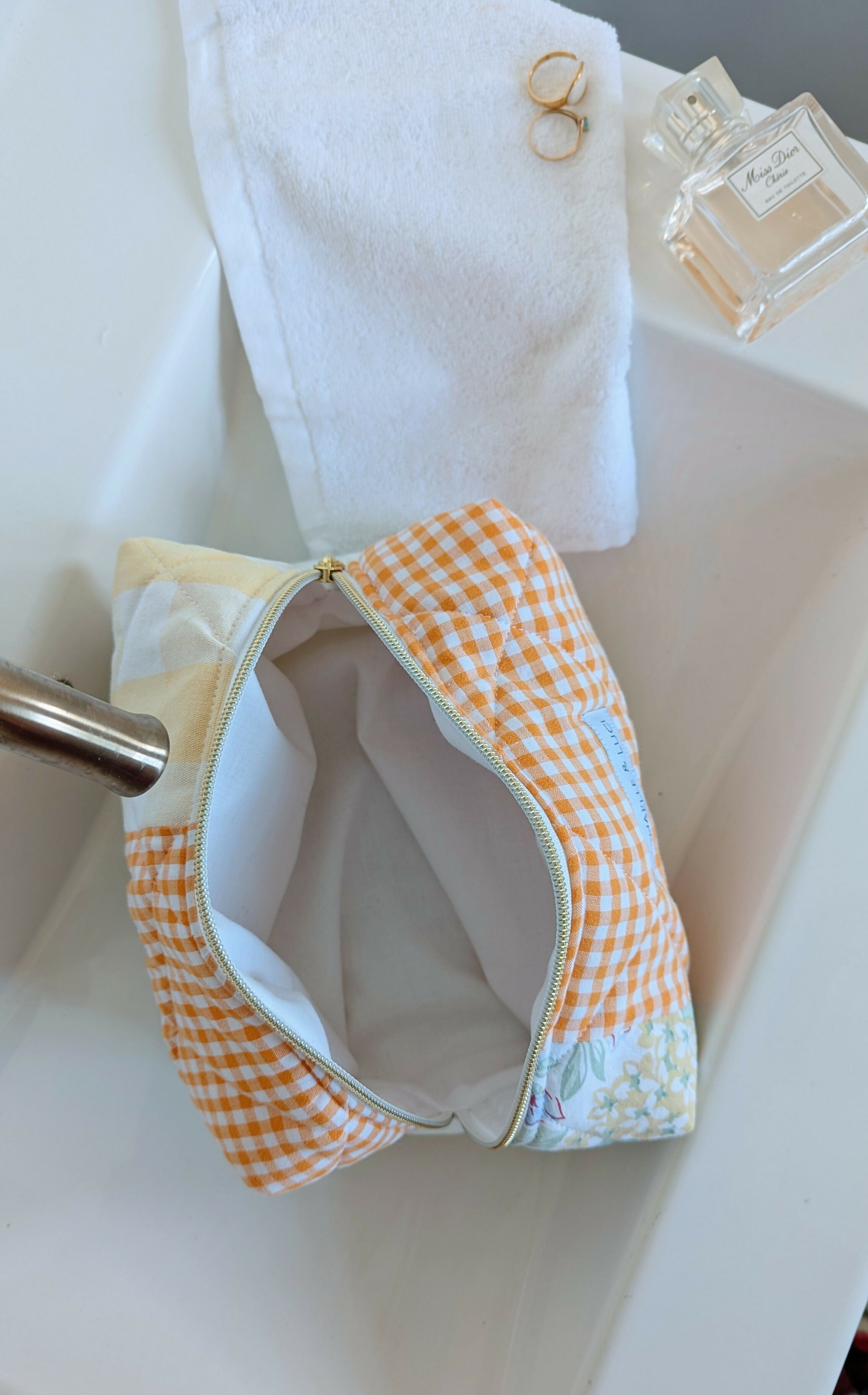 Trousse patchwork ORANGE