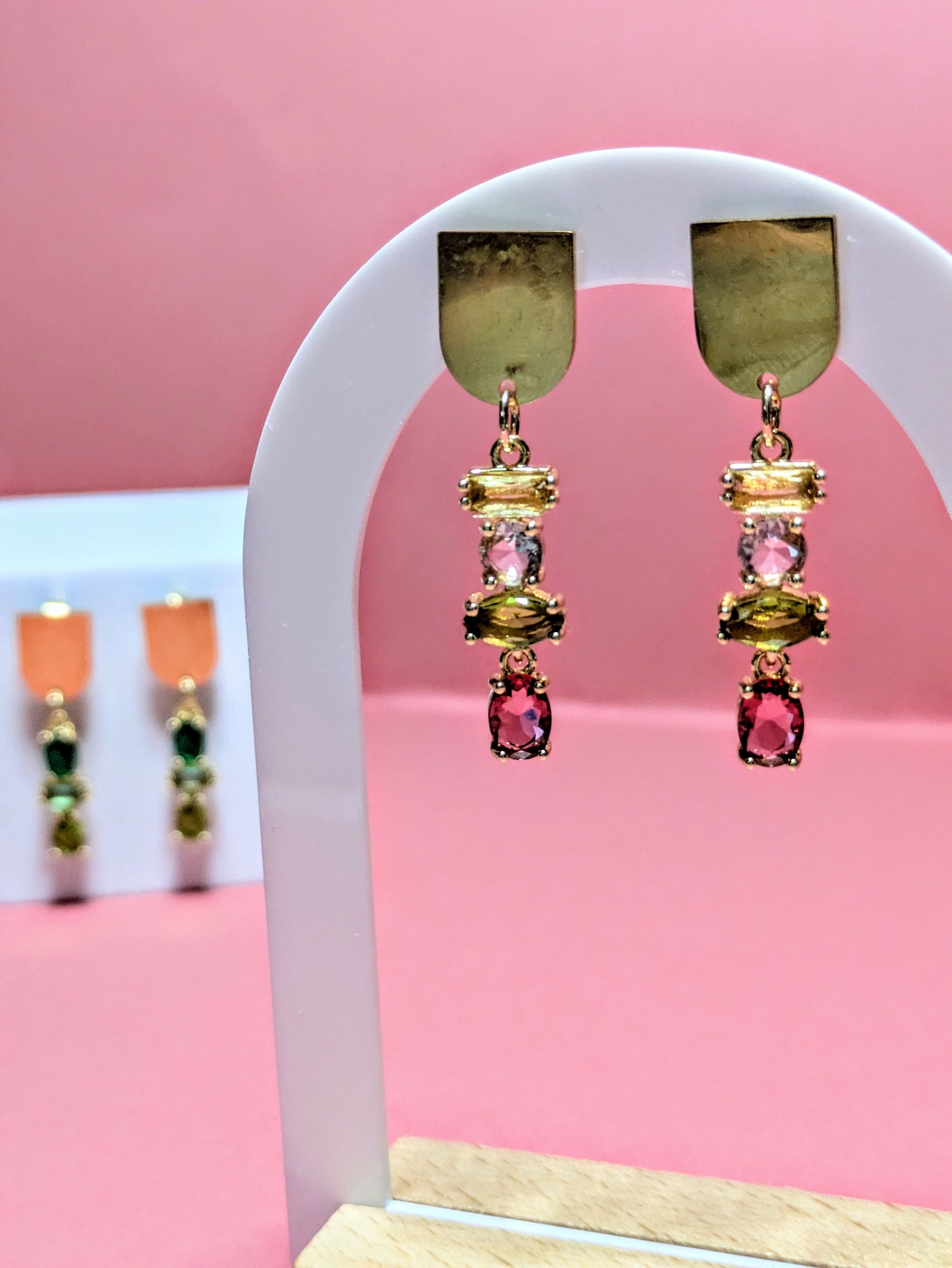 Boucles d'oreilles Marta - Rose