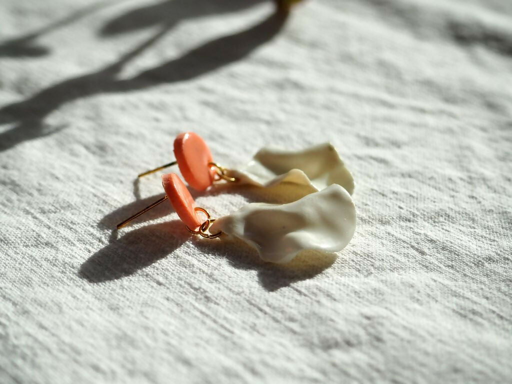 Boucles d'oreilles pétales