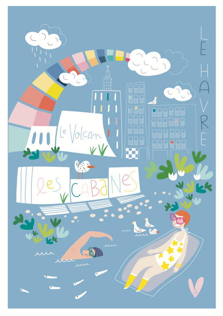 Affiche LES CABANES DU HAVRE