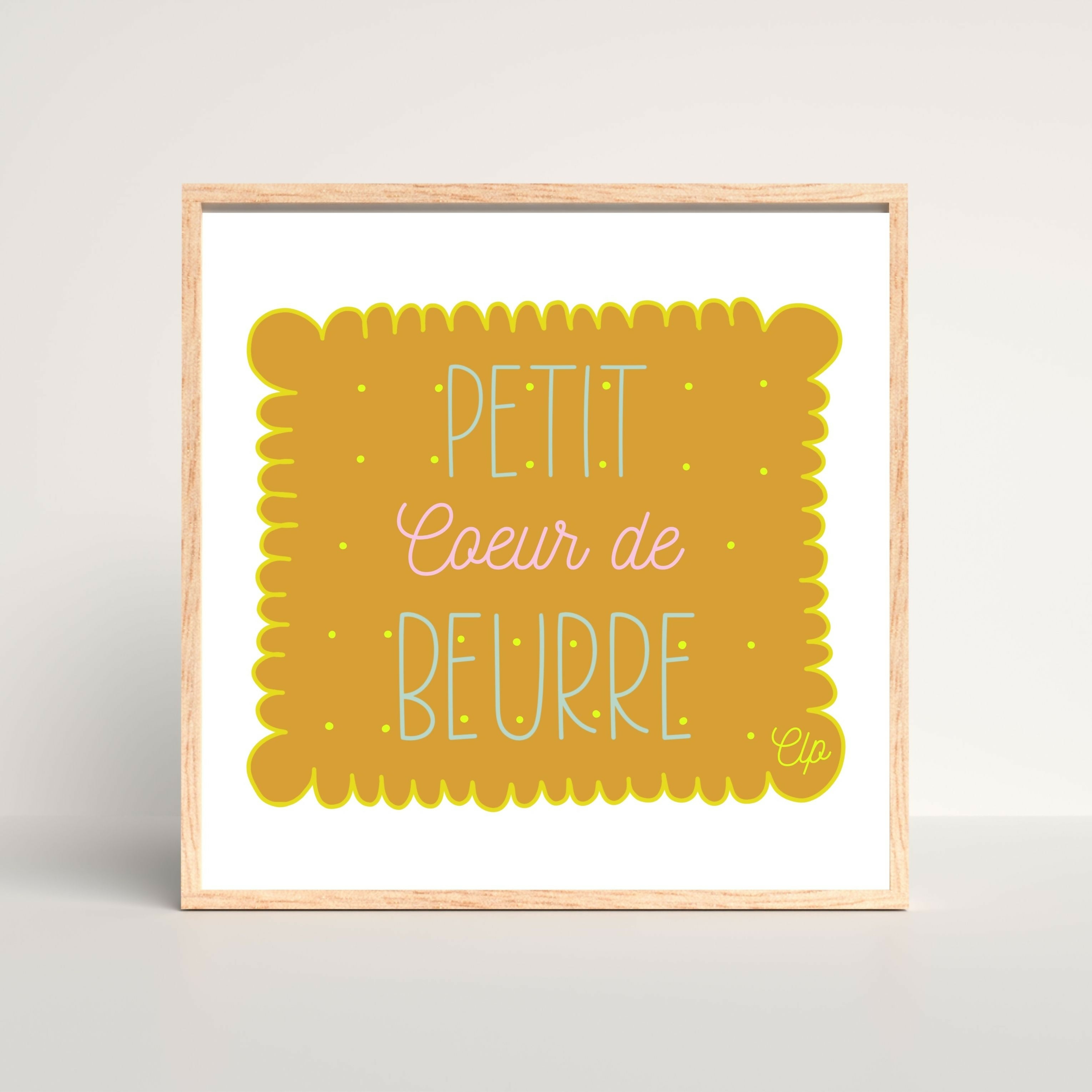 Affiche PETIT COEUR DE BEURRE BIS