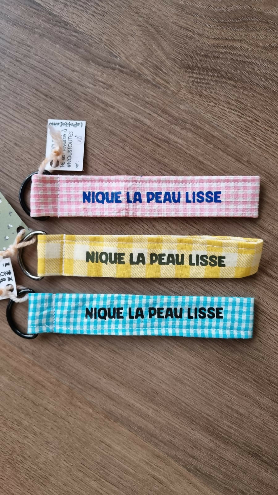 Porte-clé "Nique la peau lisse"