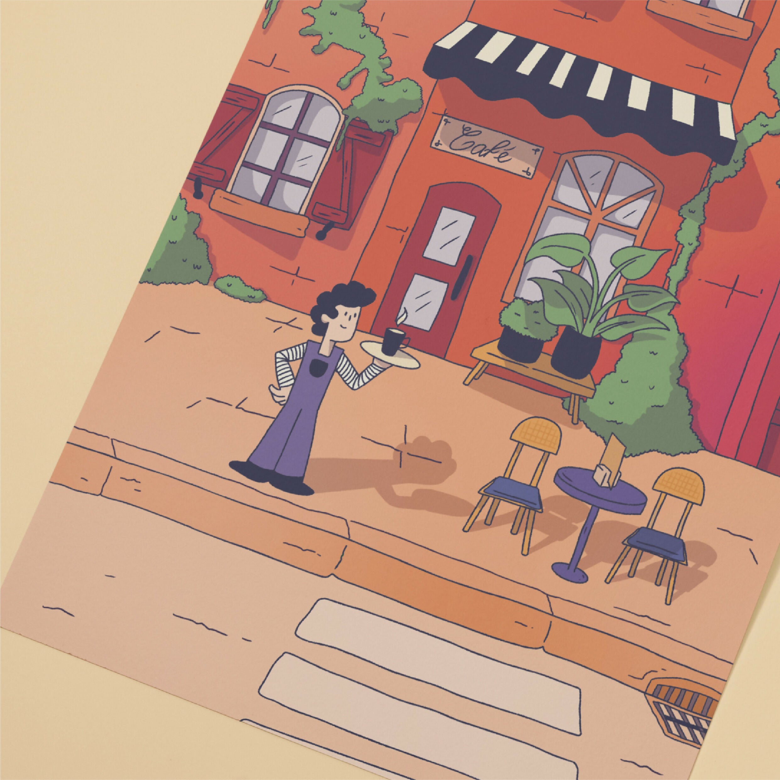 Heure dorée ☀️ - Affiche 30X40