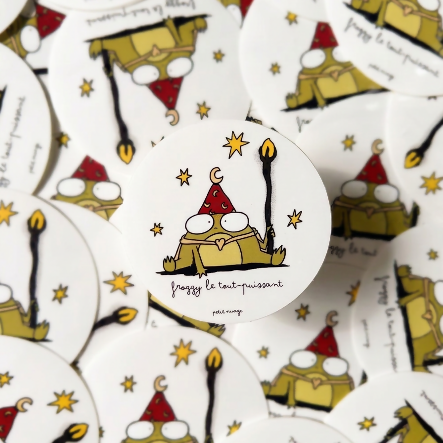 Froggy le-tout-puissant - Sticker 🐸
