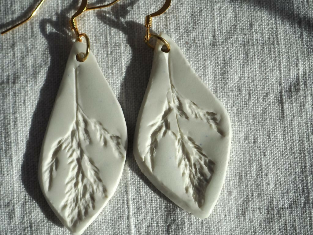 Boucles d'oreilles graminées