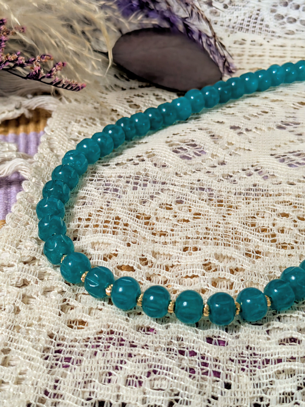Collier Cassy - jade