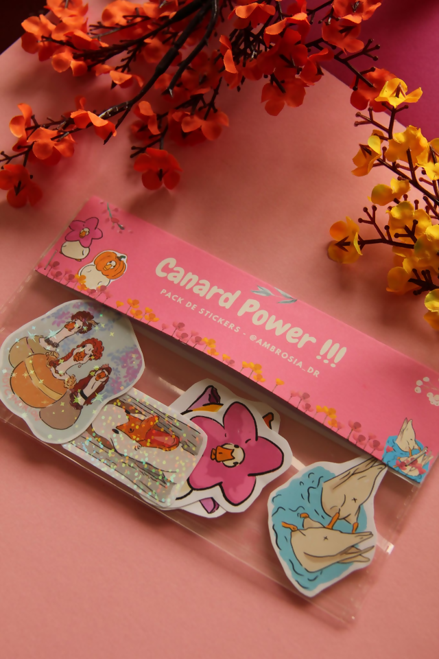 Pack de sticker spécial canard "canard powers !!