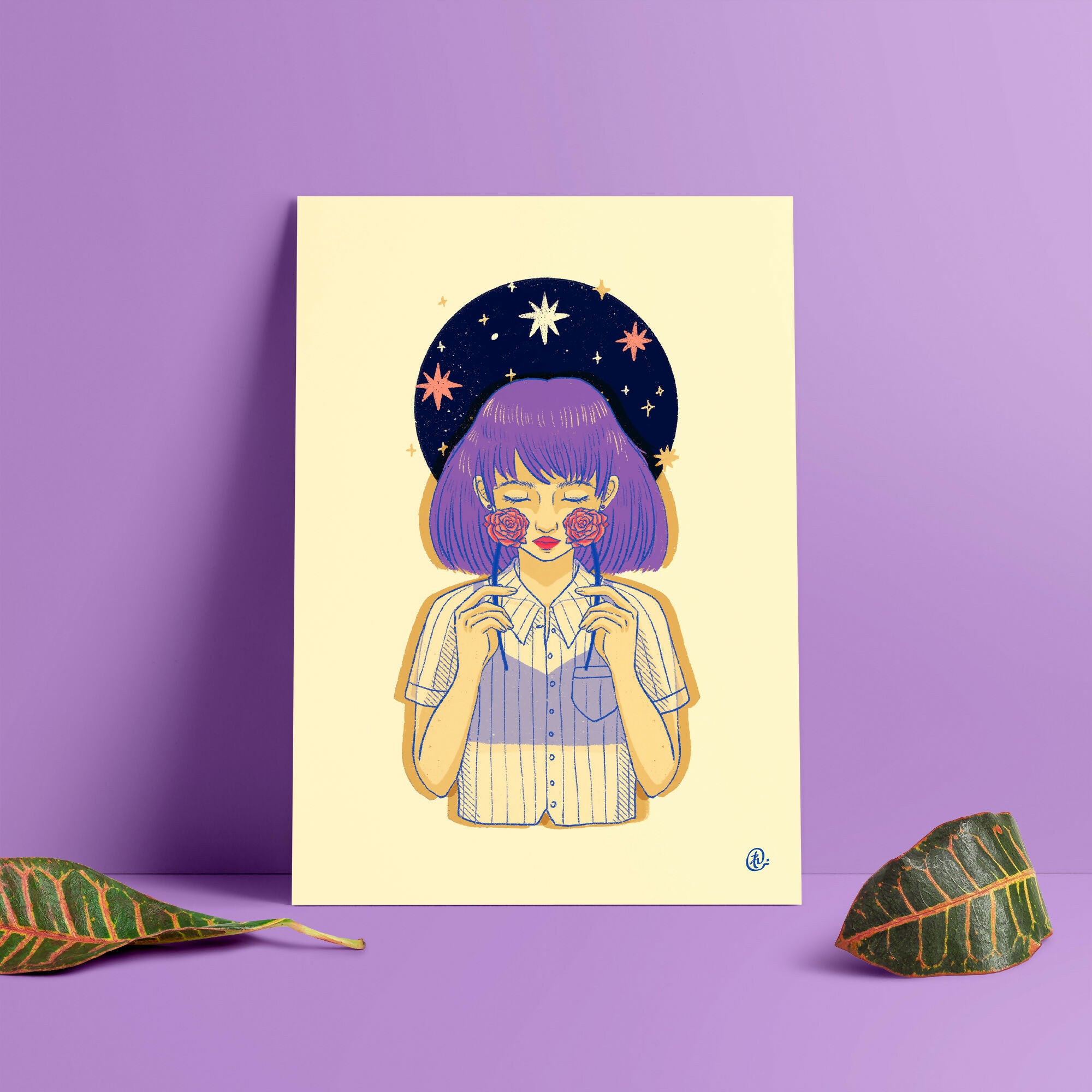Mini print Blush - Série Sorcières