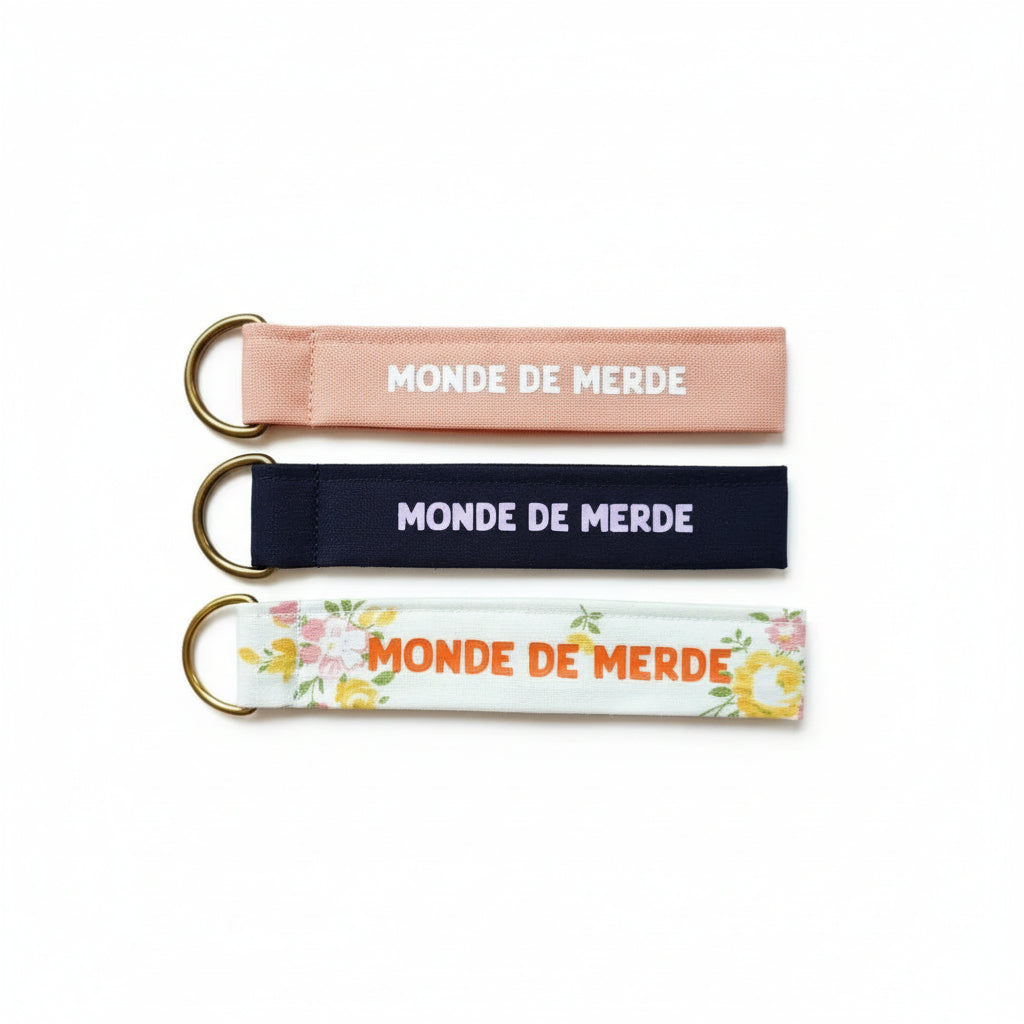 Porte-clé "Monde de merde"