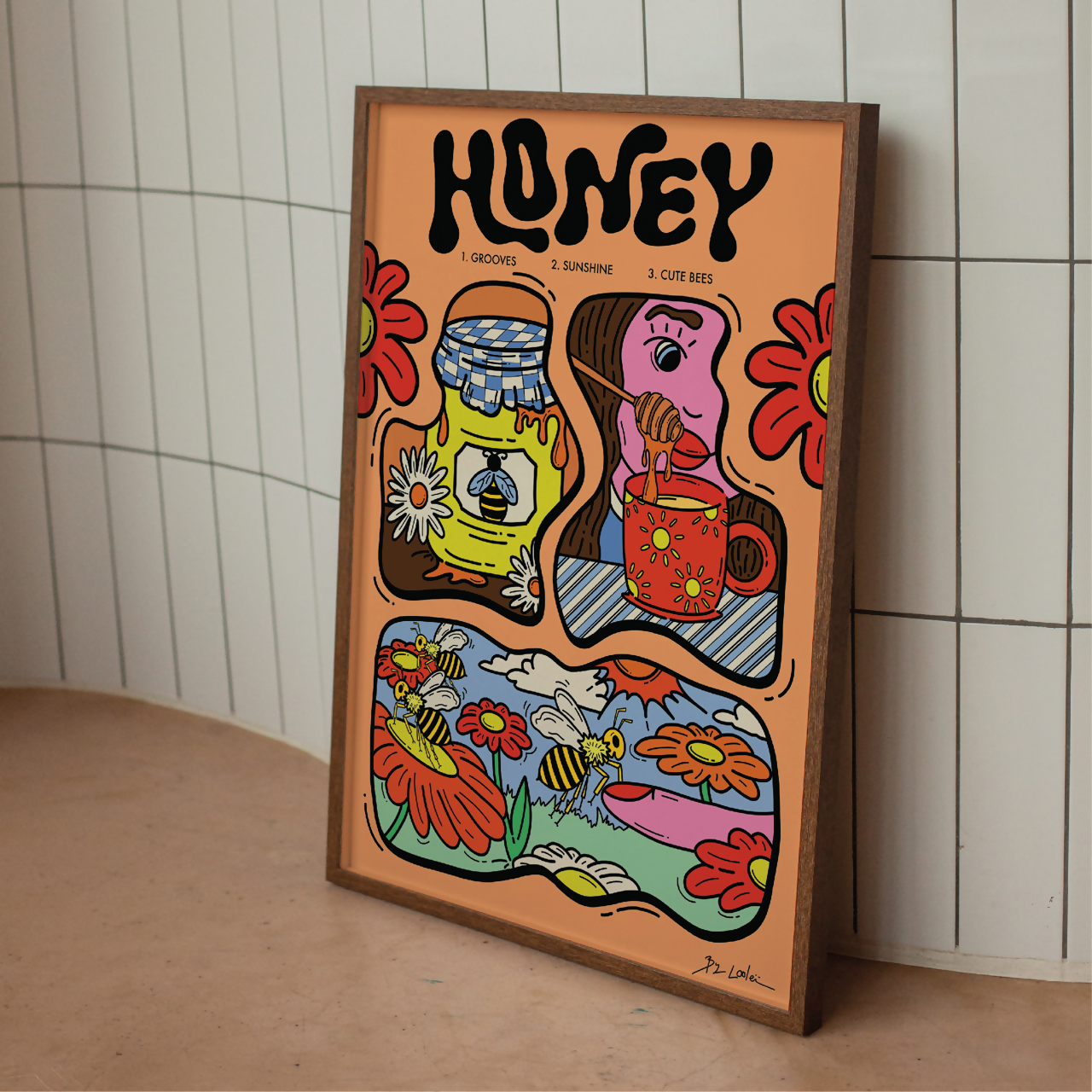 Illustration Honey