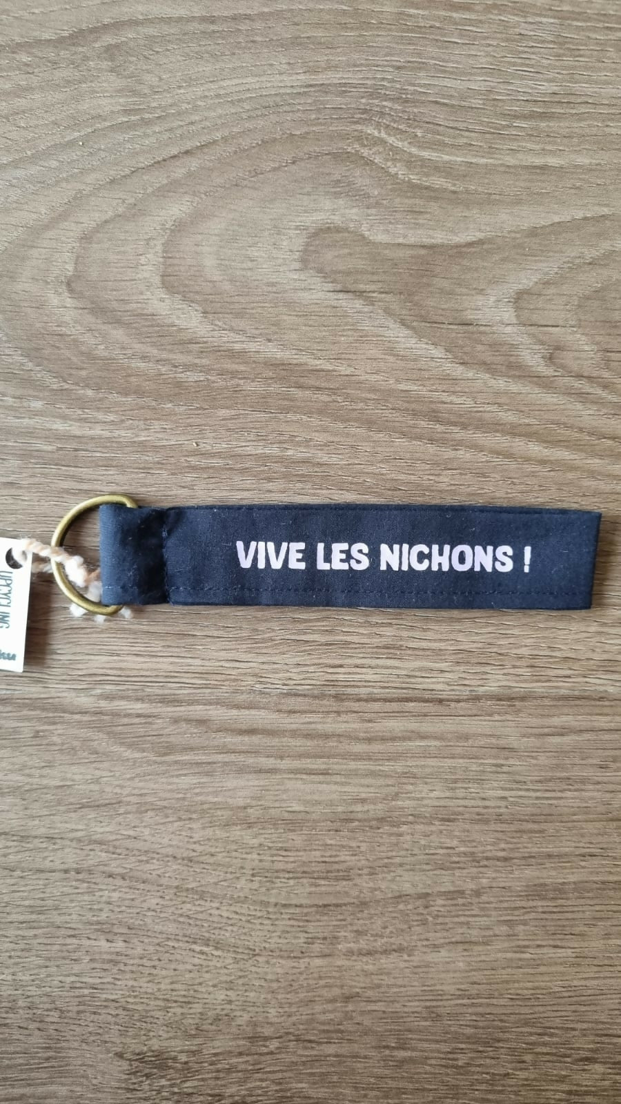 Porte-clé "Vive les nichons !"