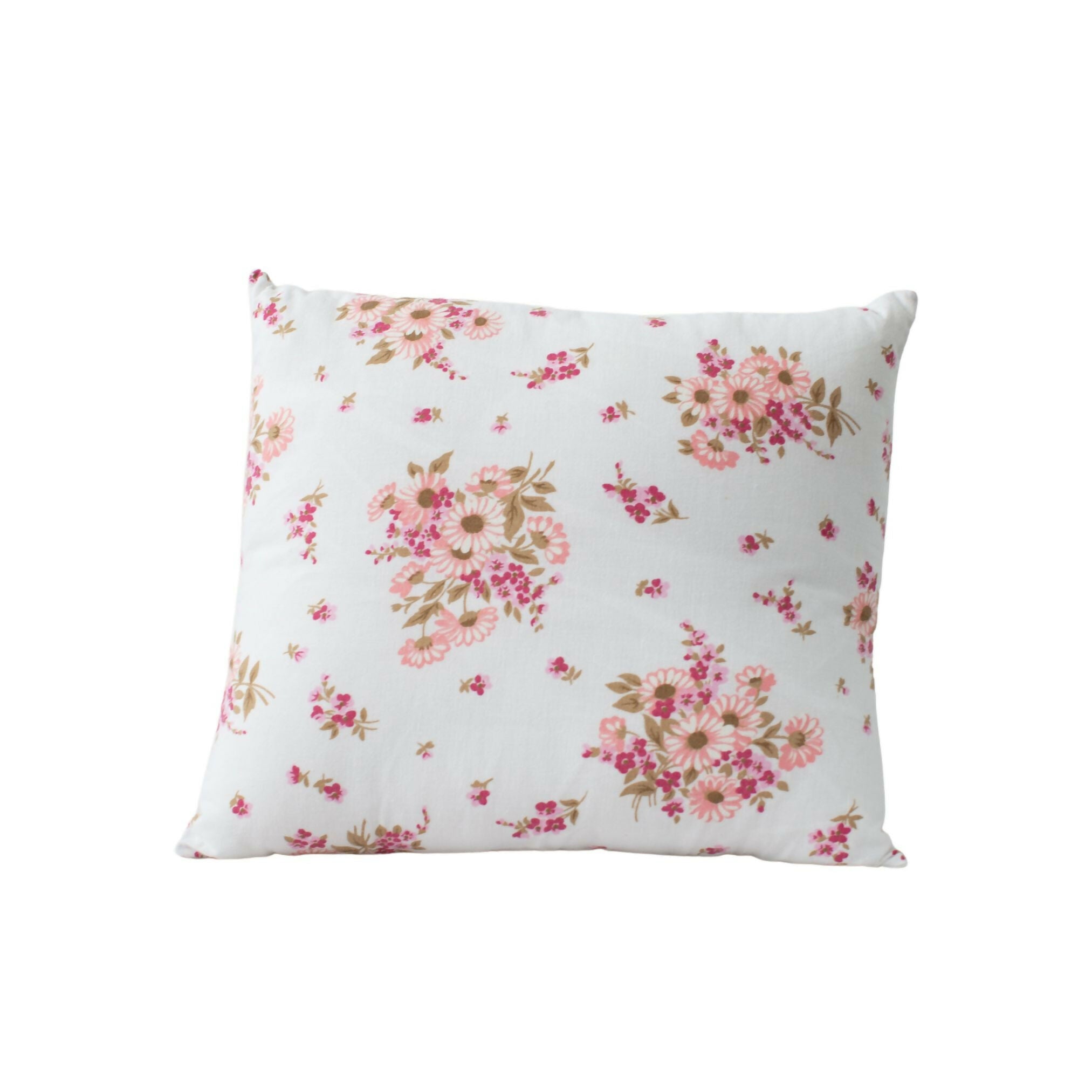 Coussin "So British" fleuri