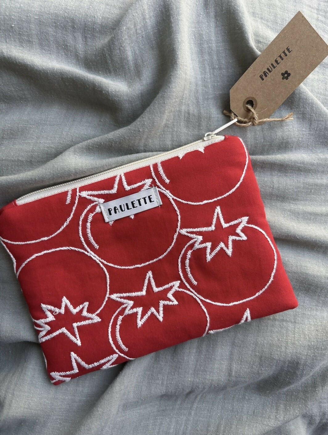 Petite pochette - motifs tomates