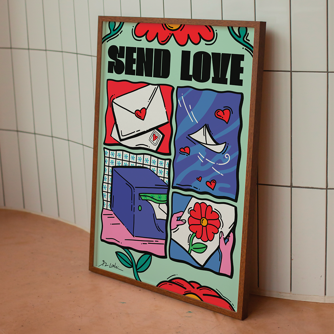 Illustration Send Love