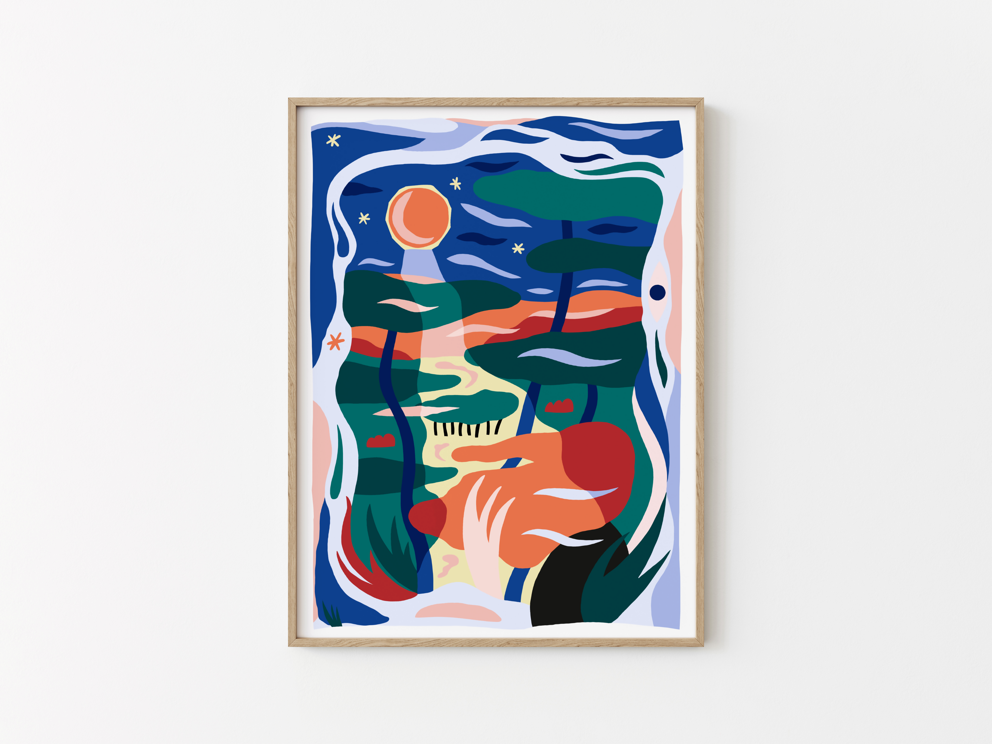 Illustration " SONGE BOISE"