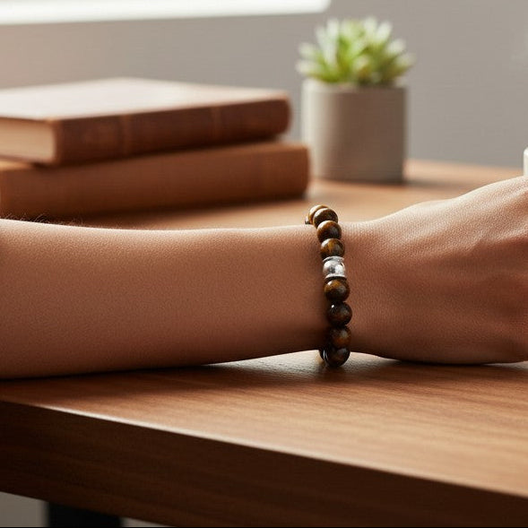 Bracelet KIRAN - Œil de tigre