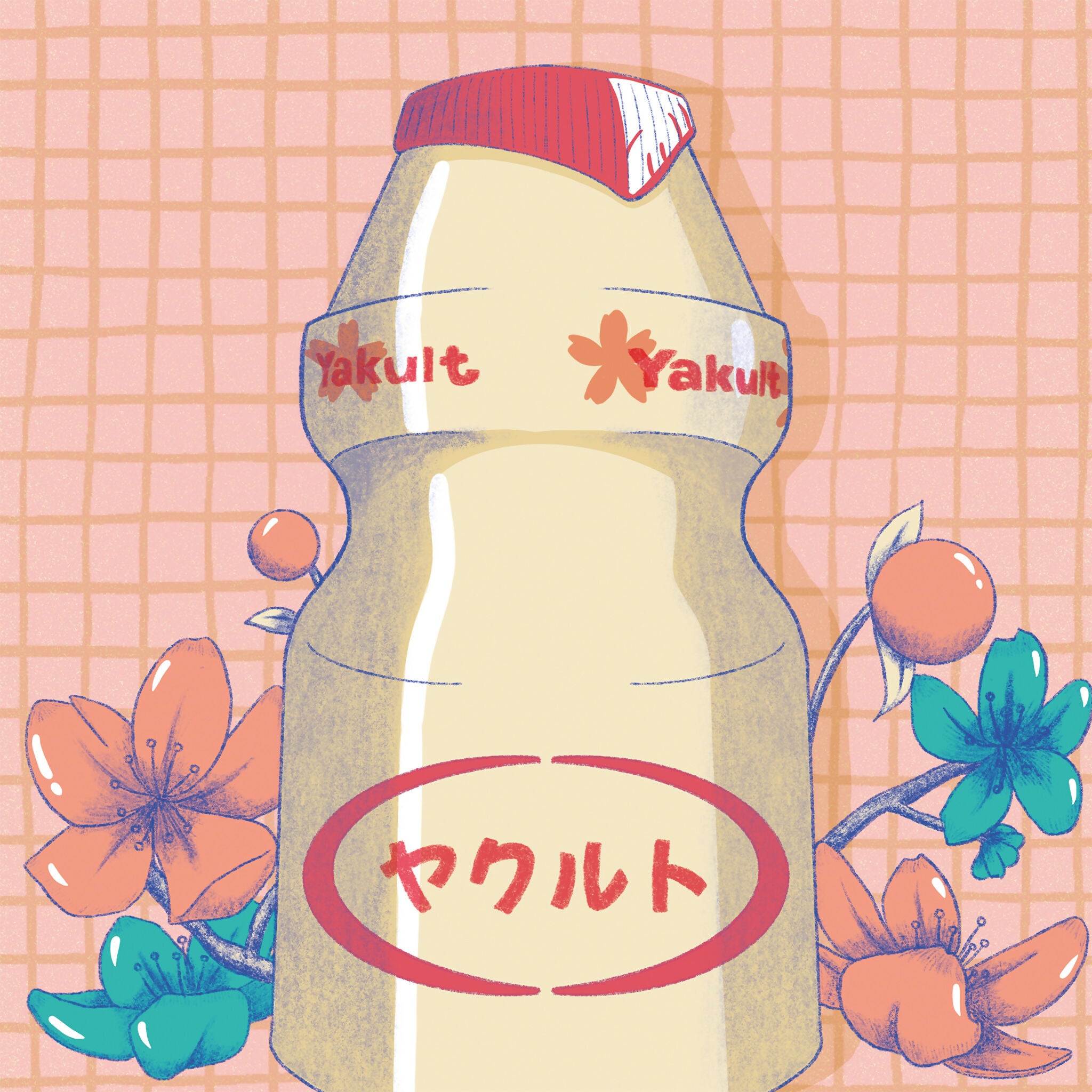 Mini print Yakult - Série Japan Nostalgia