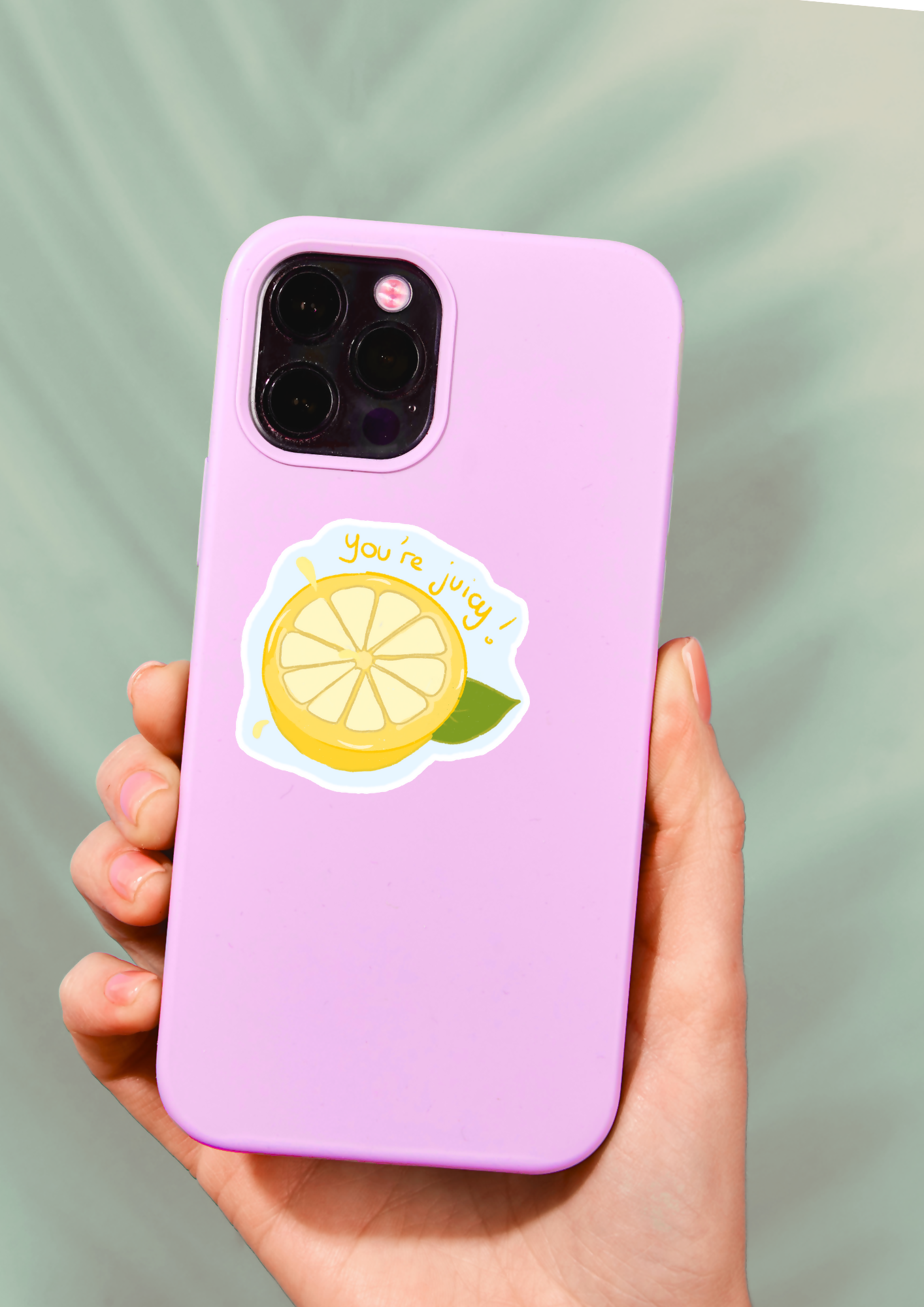 Sticker Citron "Your're Juicy"