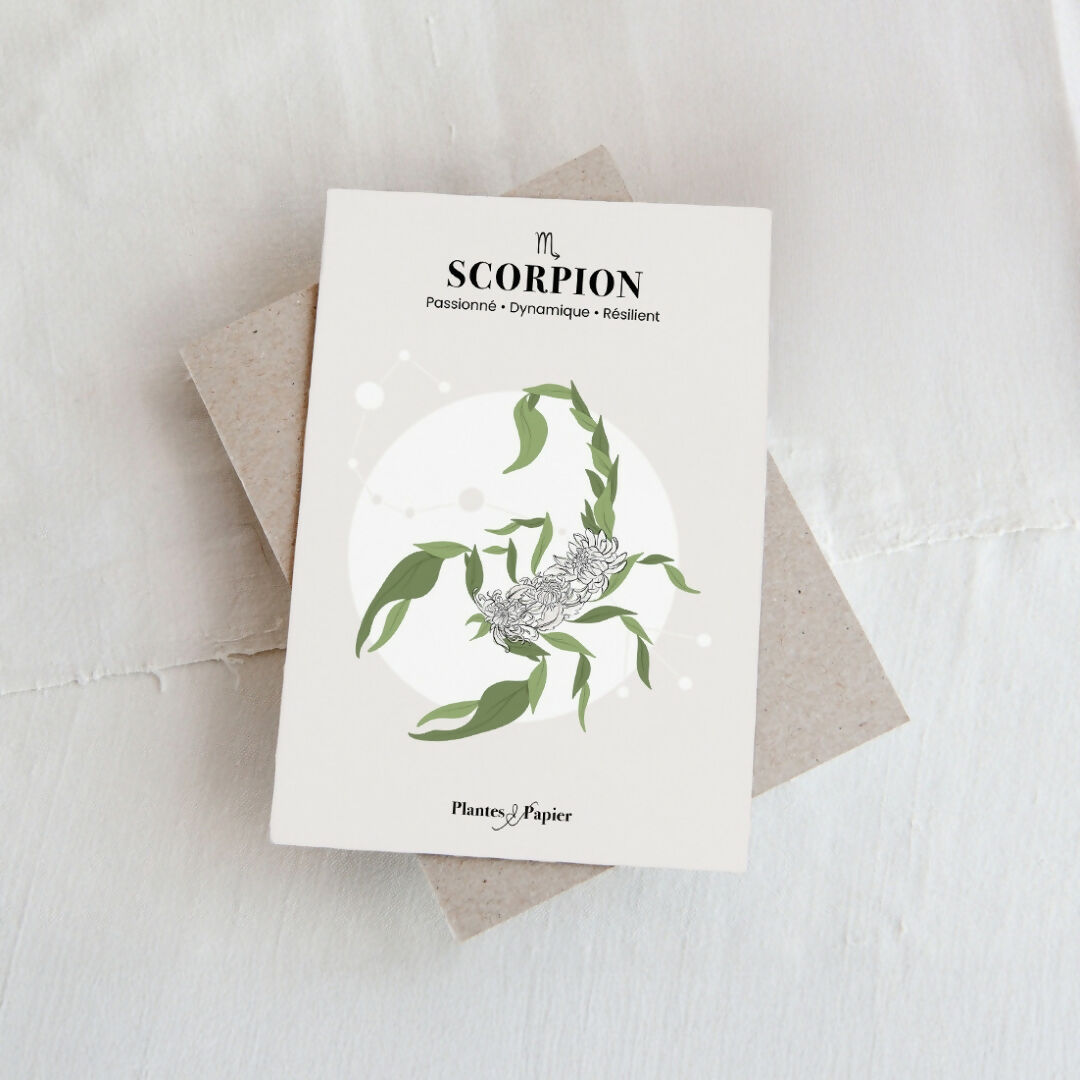 Carte postale astrologie Scorpion