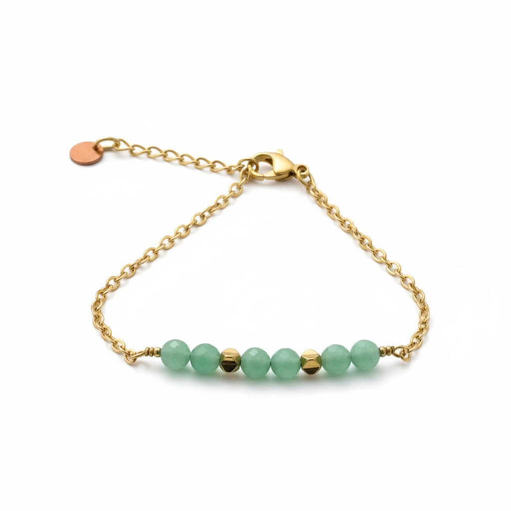 Bracelet KENSIKA - Jade vert