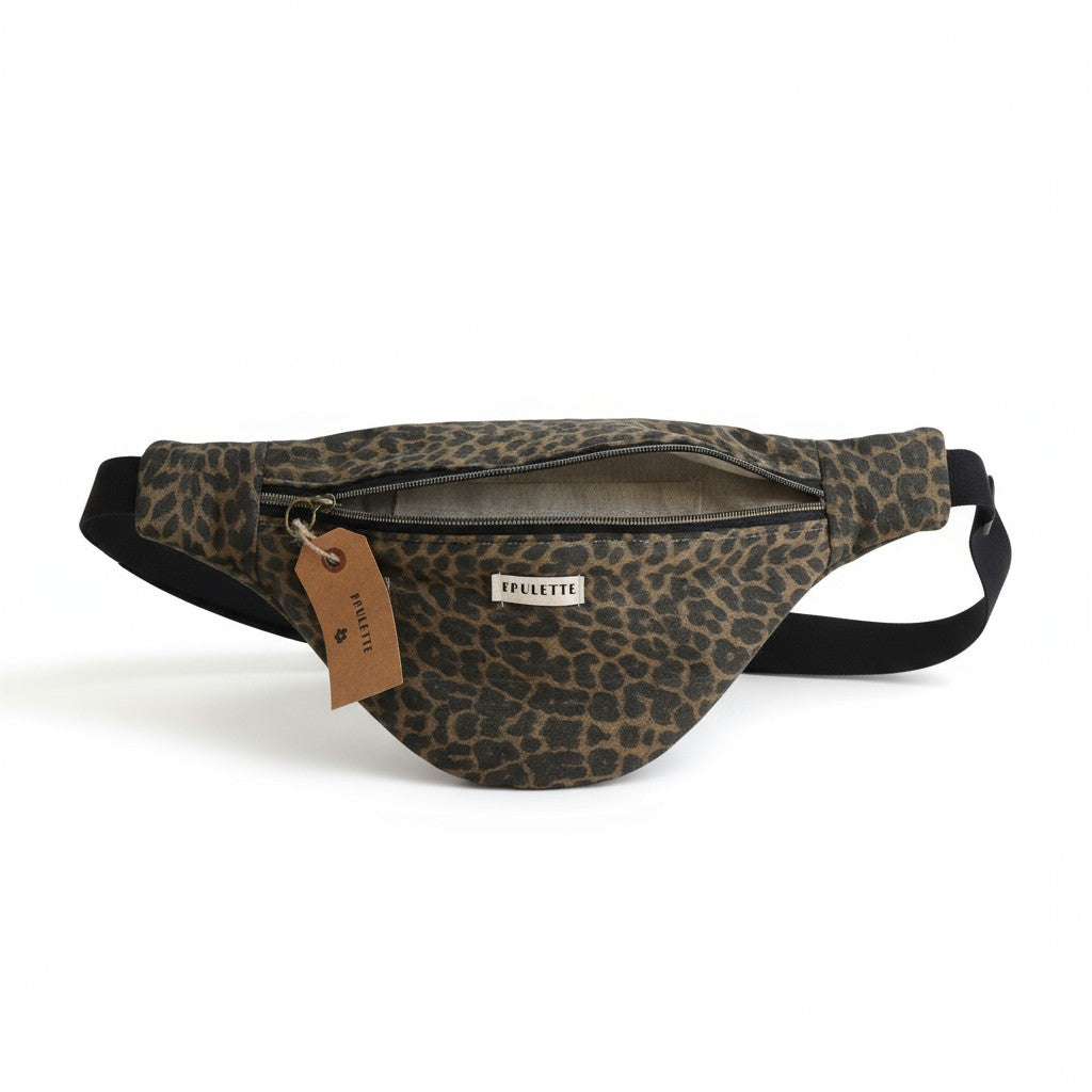 banane upcyclée - jean léopard