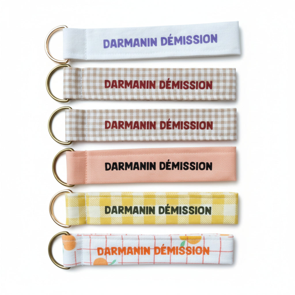 Porte-clé "Darmanin Démission"