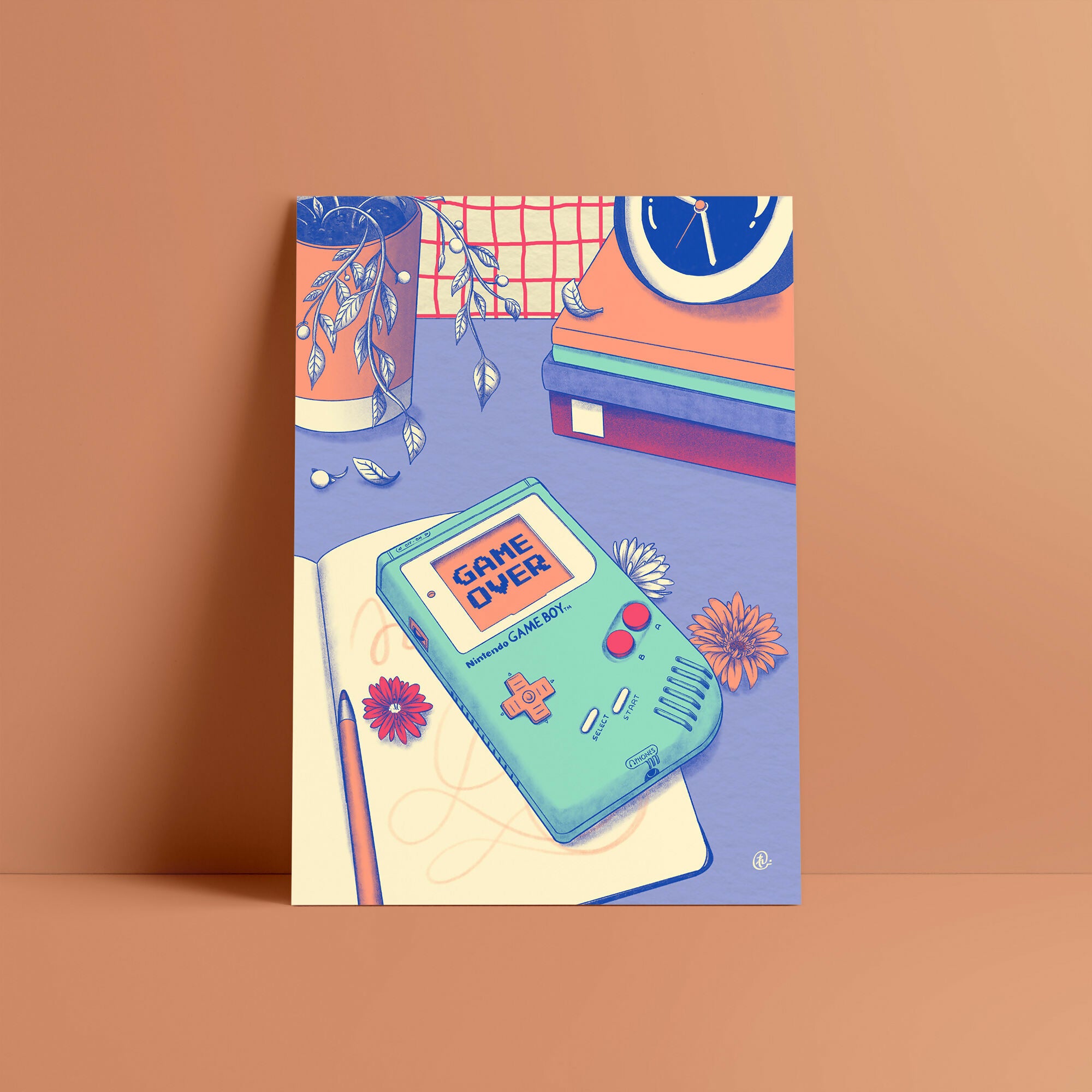 Affiche Game Over - Série 90's Kids
