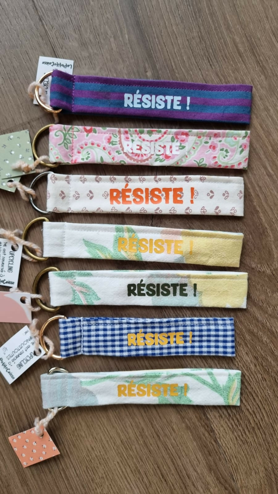 Porte-clé "Résiste !"