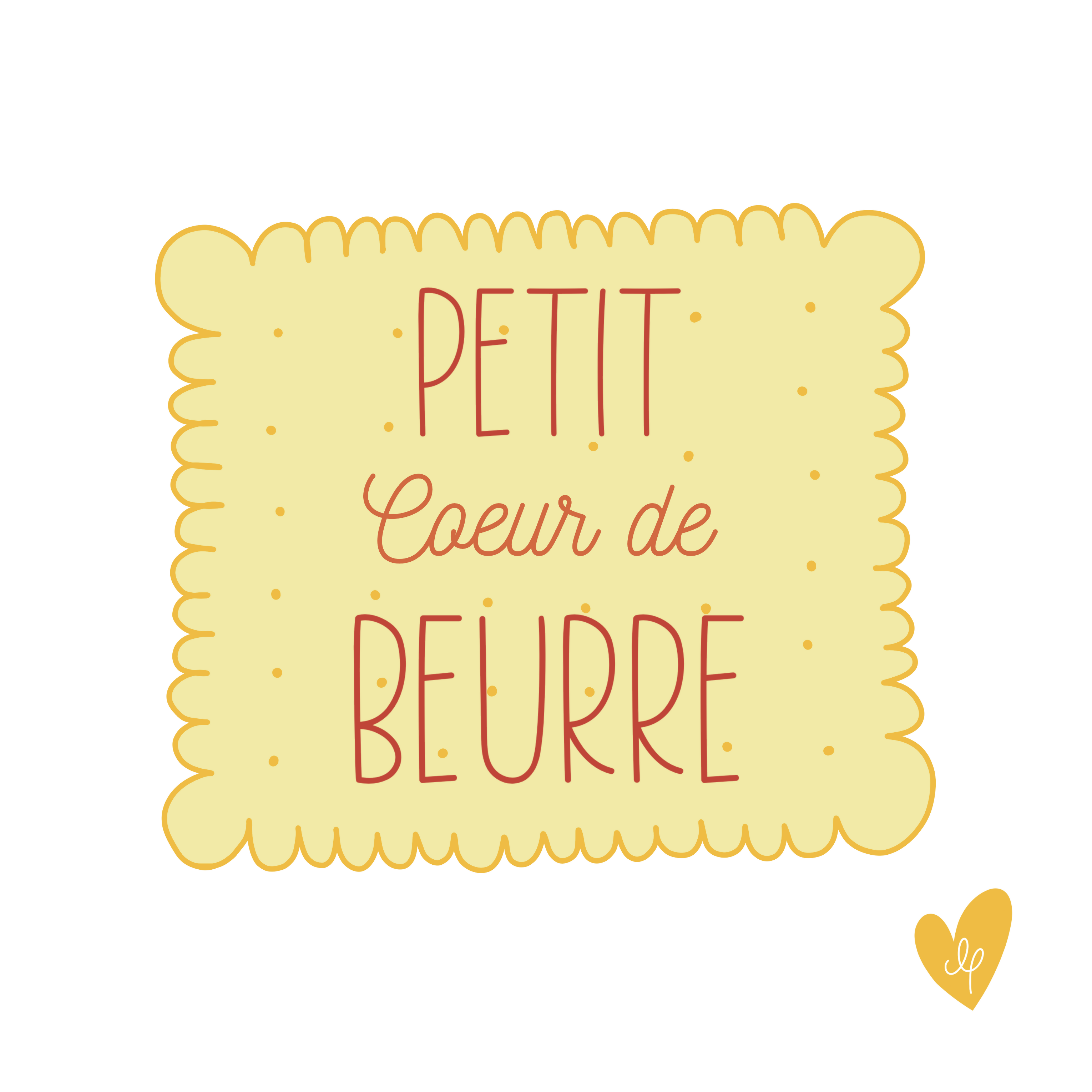 Affiche PETIT COEUR DE BEURRE