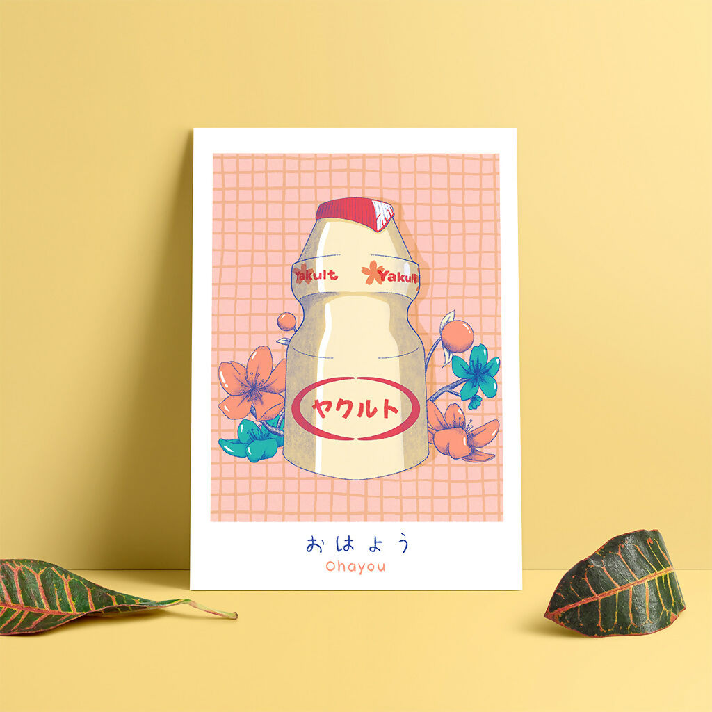 Mini print Yakult - Série Japan Nostalgia