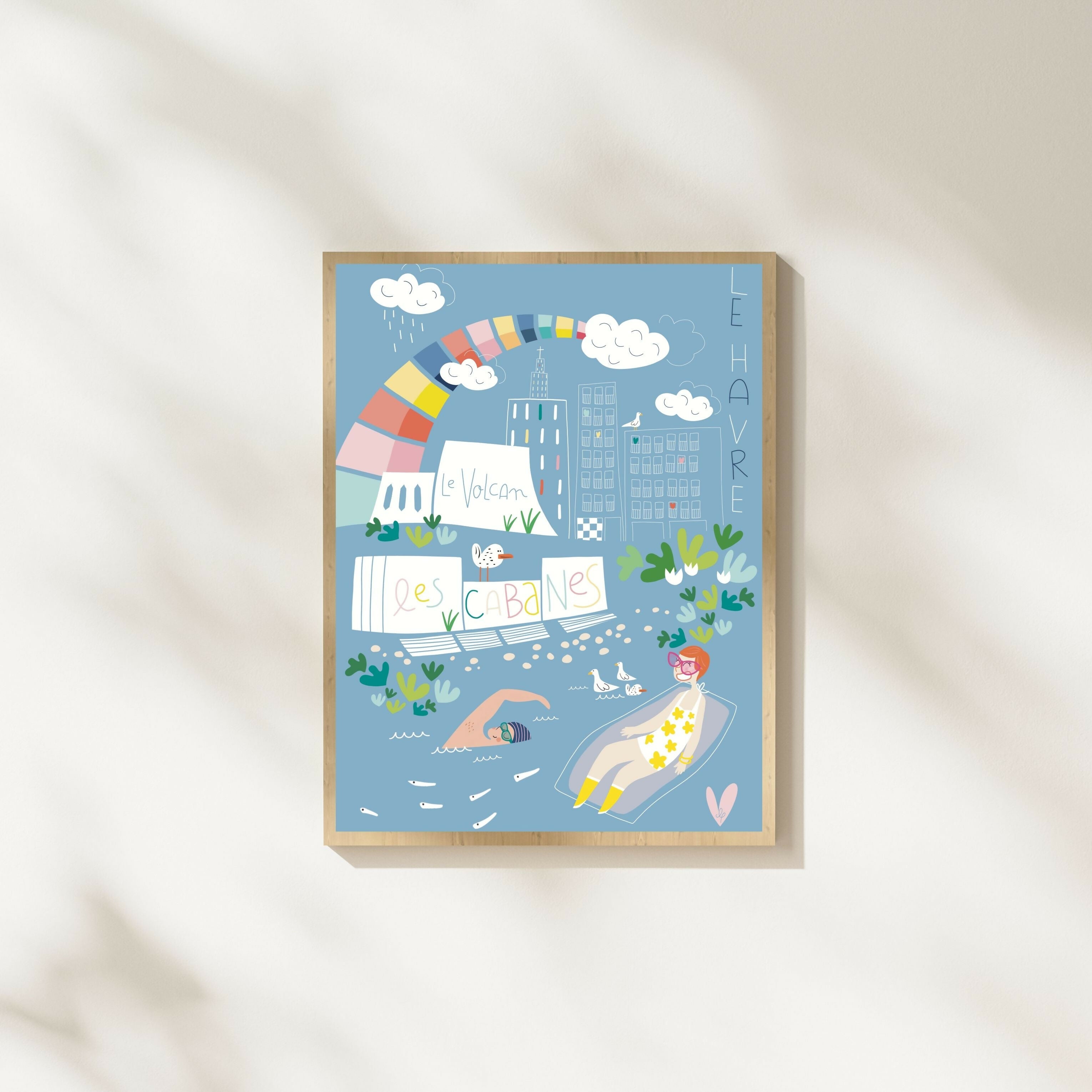 Affiche LES CABANES DU HAVRE