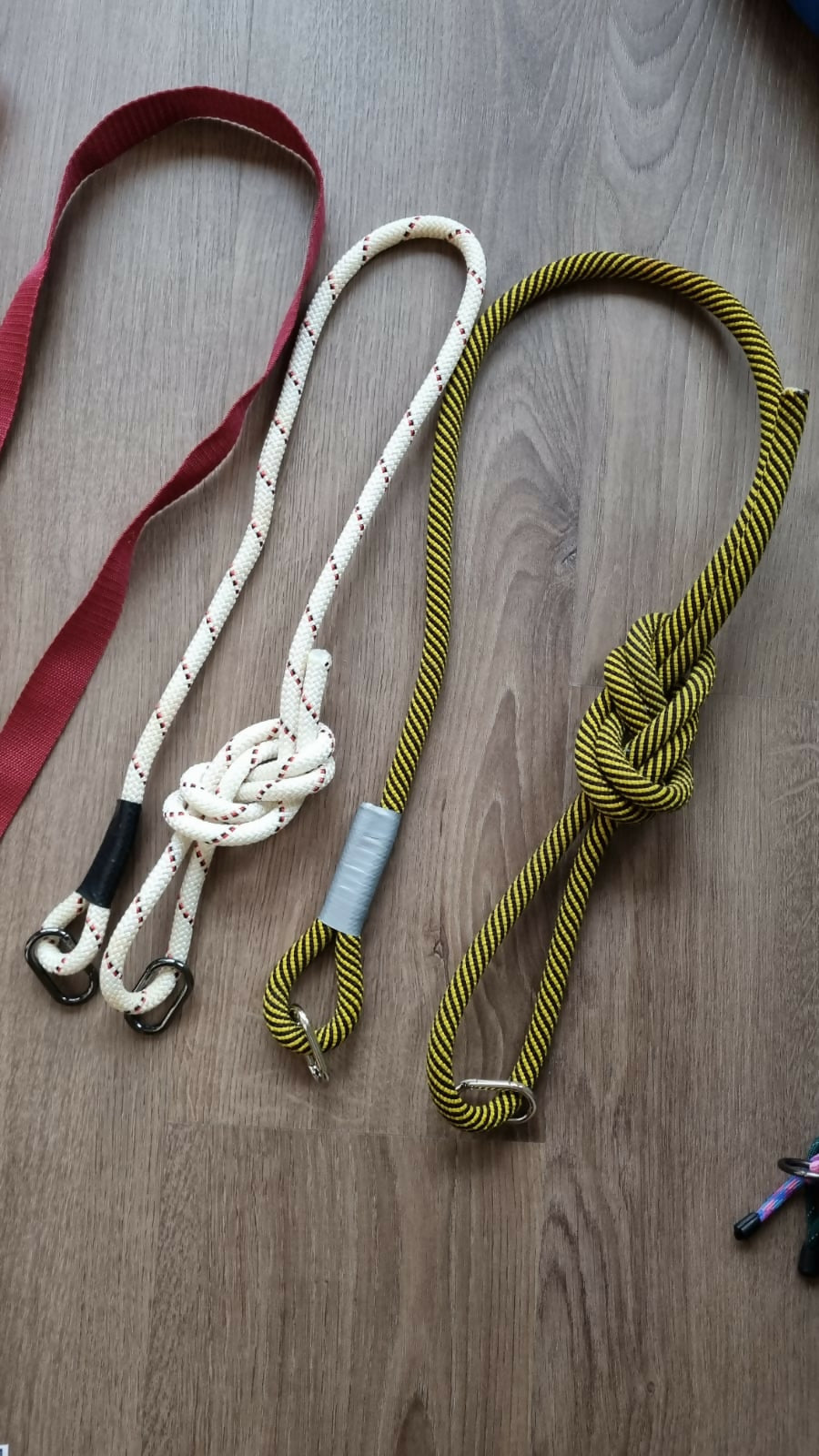 Corde d'escalade ou sangle classique