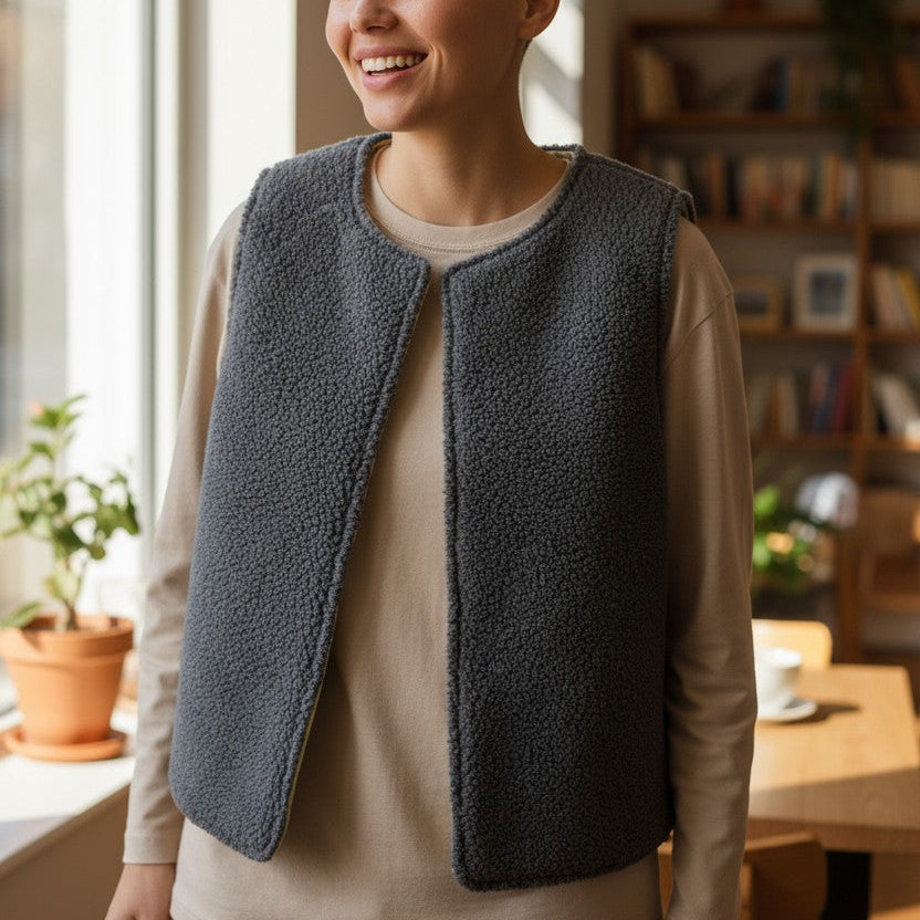 Gilet de berger sans manches "Michel"