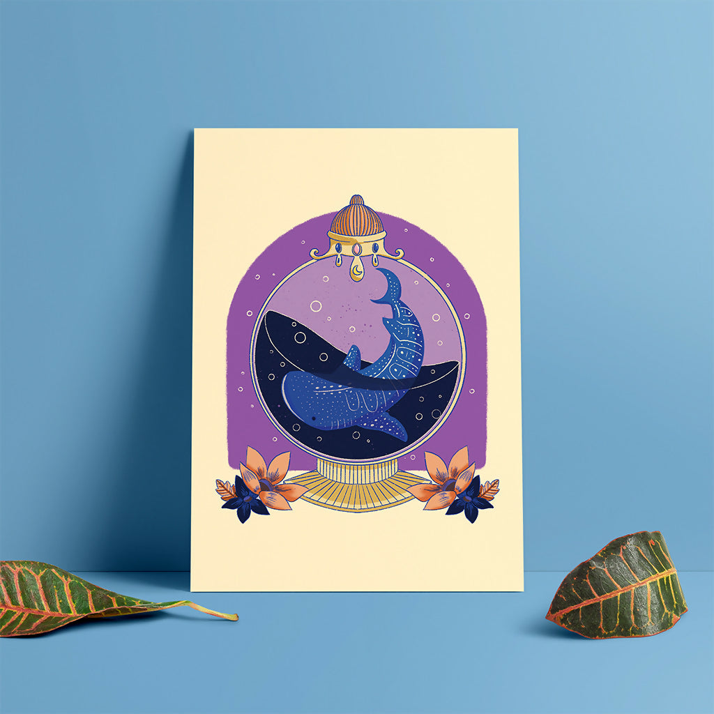Mini print Blue Jinbei - Série Sorcières