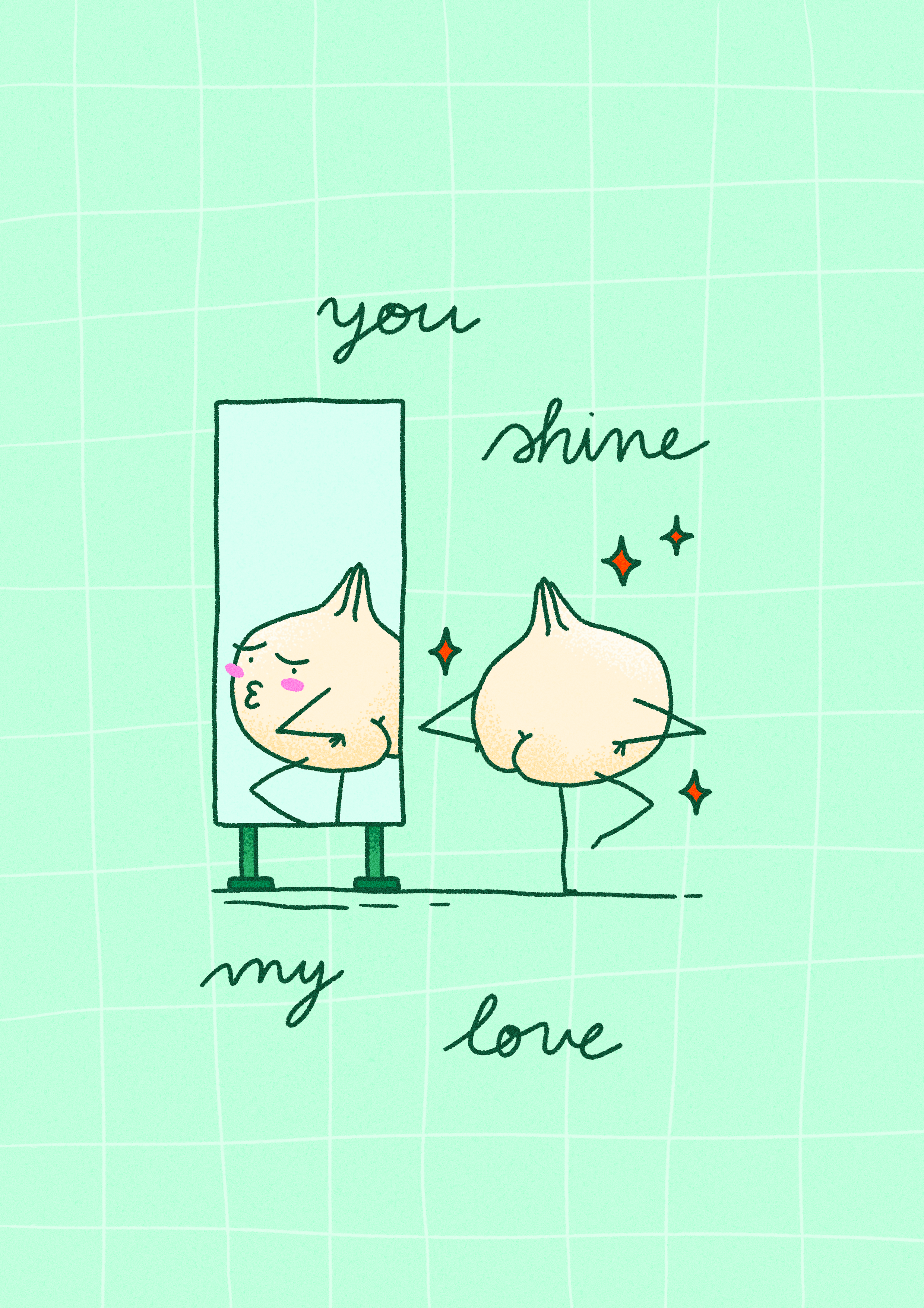 You shine my love - Format A5